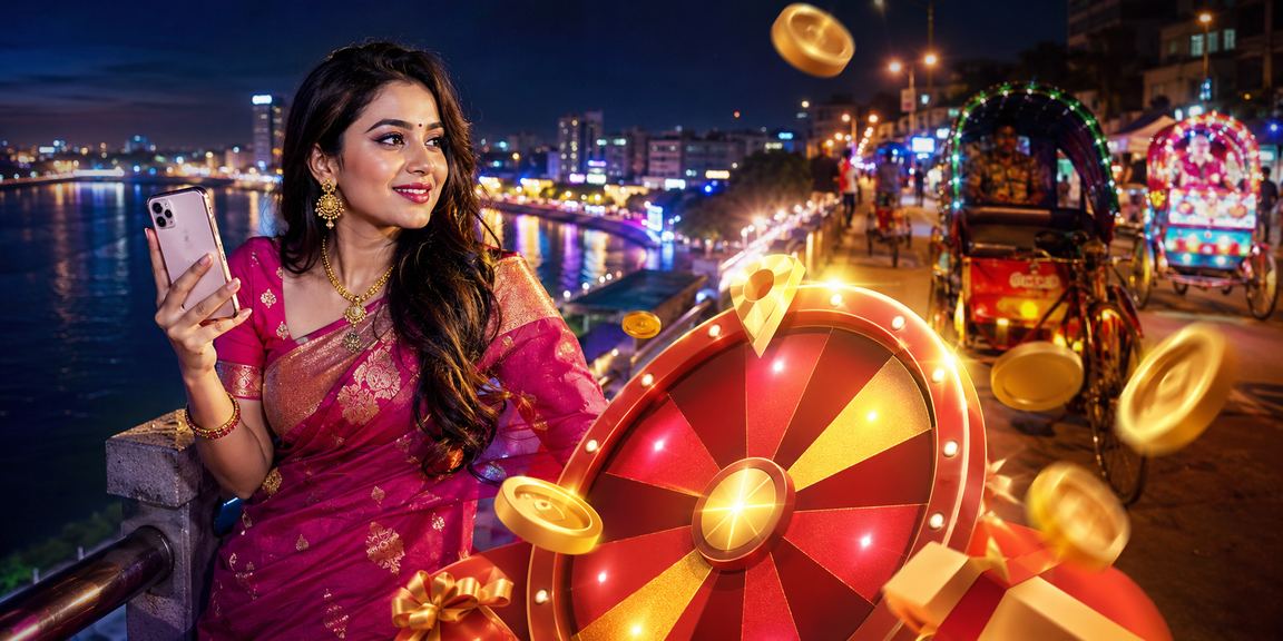 ঢাকায় রিকশার পাশে রুলেট গেম খেলছে প্লেয়ার
